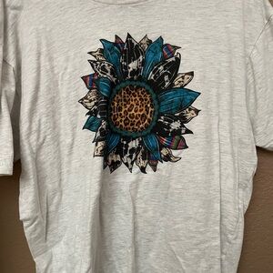 Graphic Sunflower T-Shirt